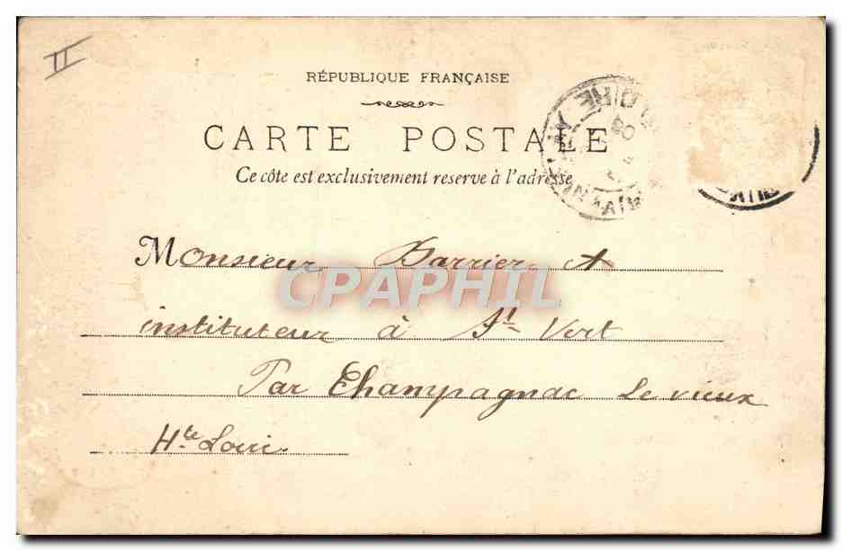 CPA Thermalisme Vichy Nouvelle Source Chomel — Rückseite