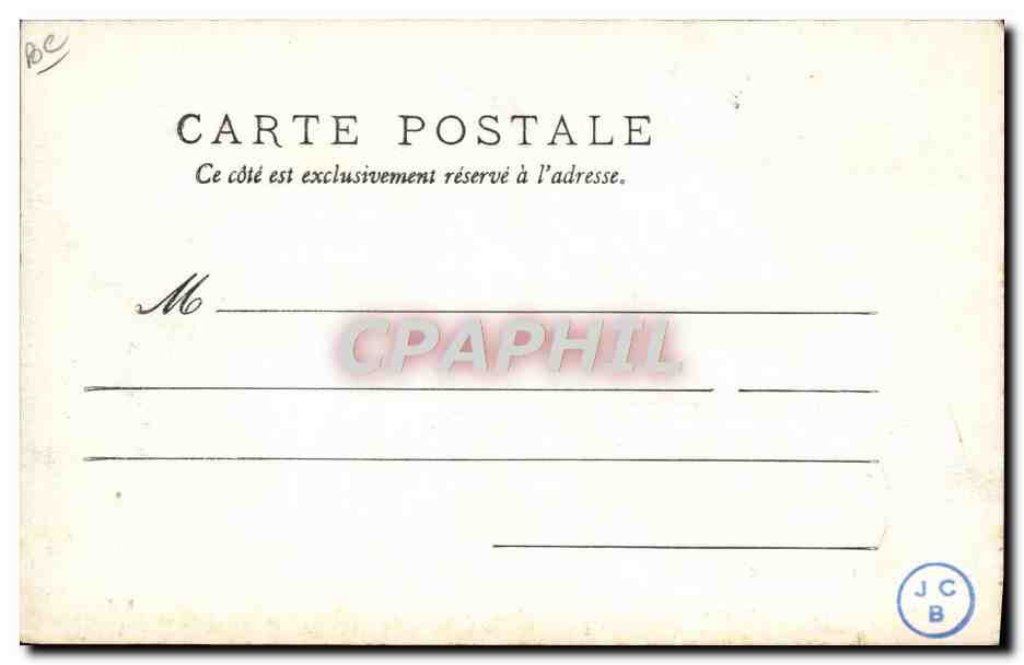 CPA Thermalisme Auvergne Le Martyr Des Stations Thermales Ane Mule — Rückseite
