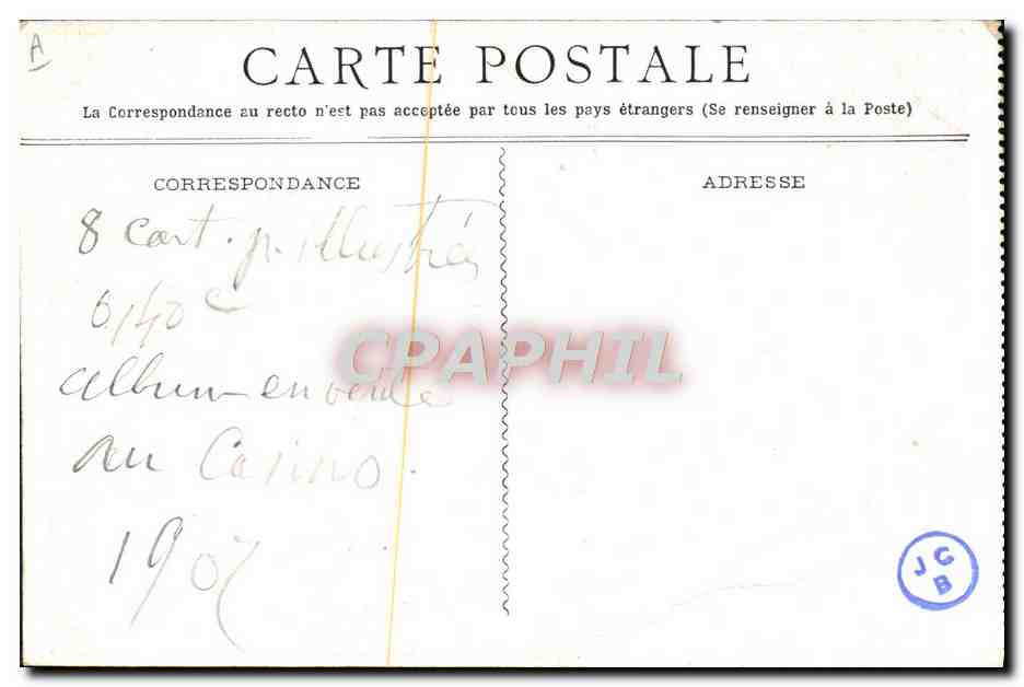 Source des Celestins — Vichy — éditeur anonyme, n° de série non visible — Rückseite