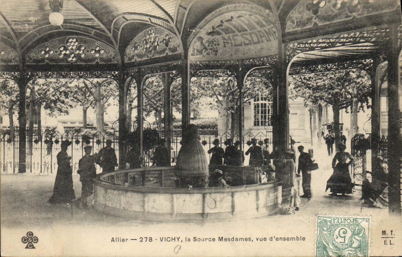CPA Thermalisme Vichy La Source Mesdames Vue D'Ensemble