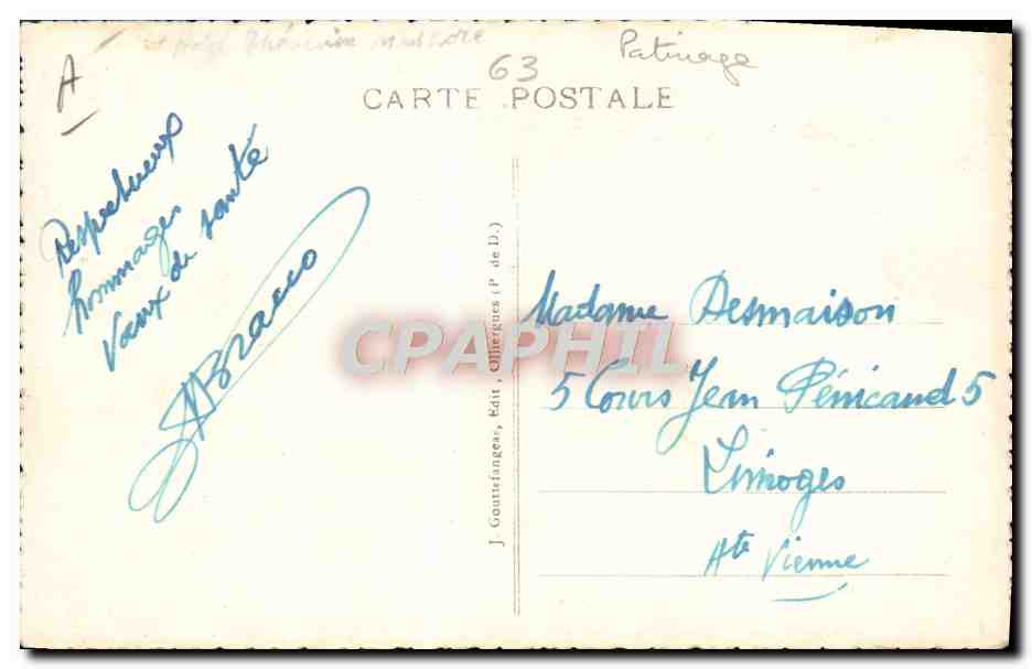 LE MONT-DORÉ - Salon du Capucin - Le Skating — Verso