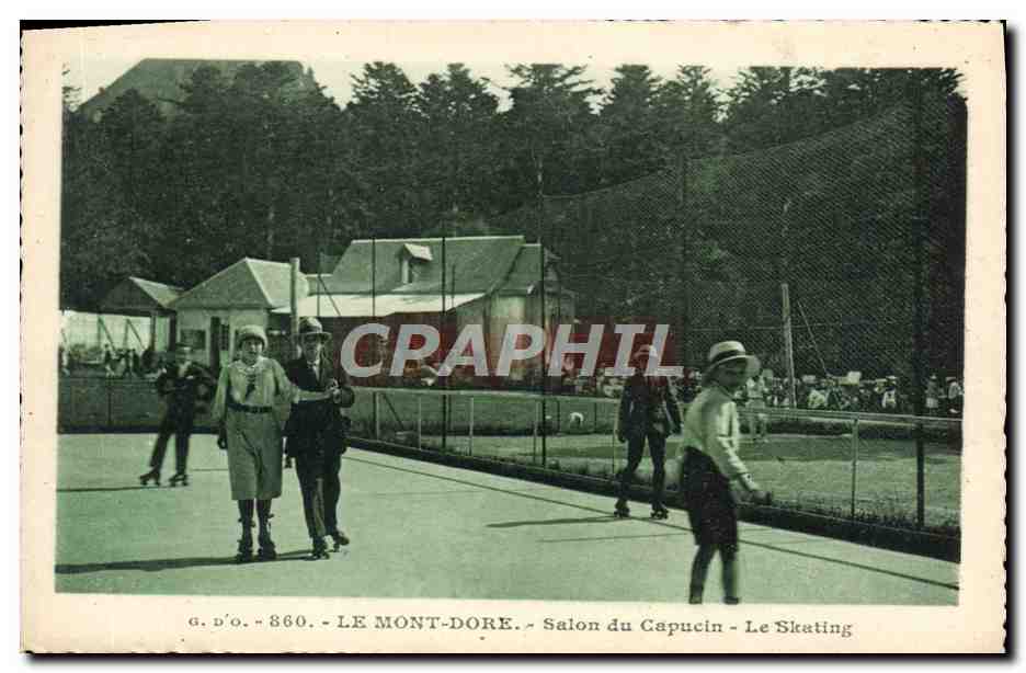 Le Mont-Dore — Salon du Capucin — Le Skating — éditeur a.d.o. n° 860