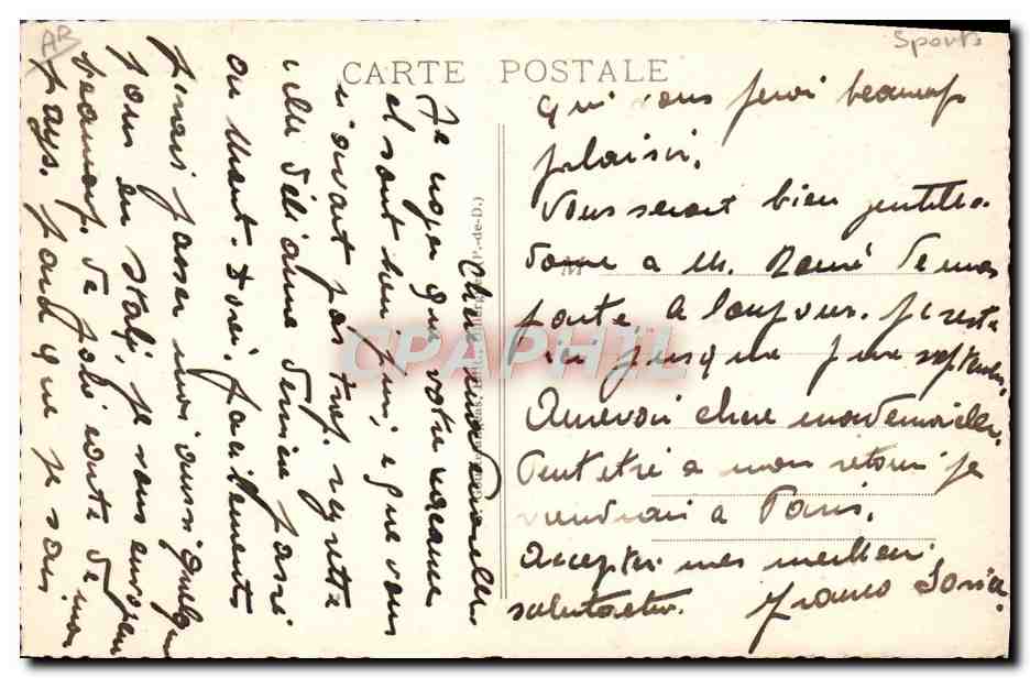 Le Mont-Dore — Salon du Capucin — Le Skating — éditeur a.d.o. n° 860 — Verso