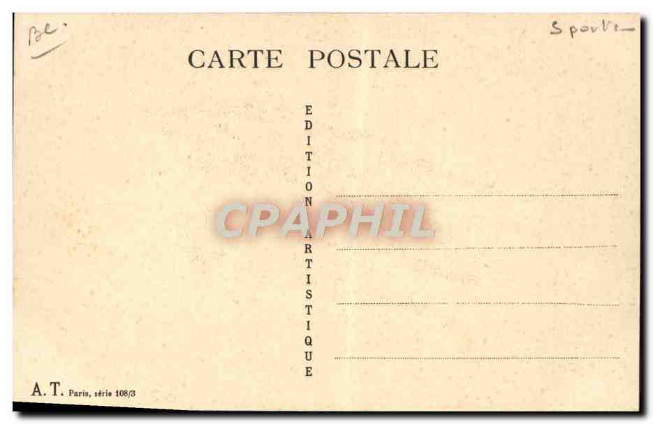 CPA Enfants Patins a roulettes Skating Rink — Verso