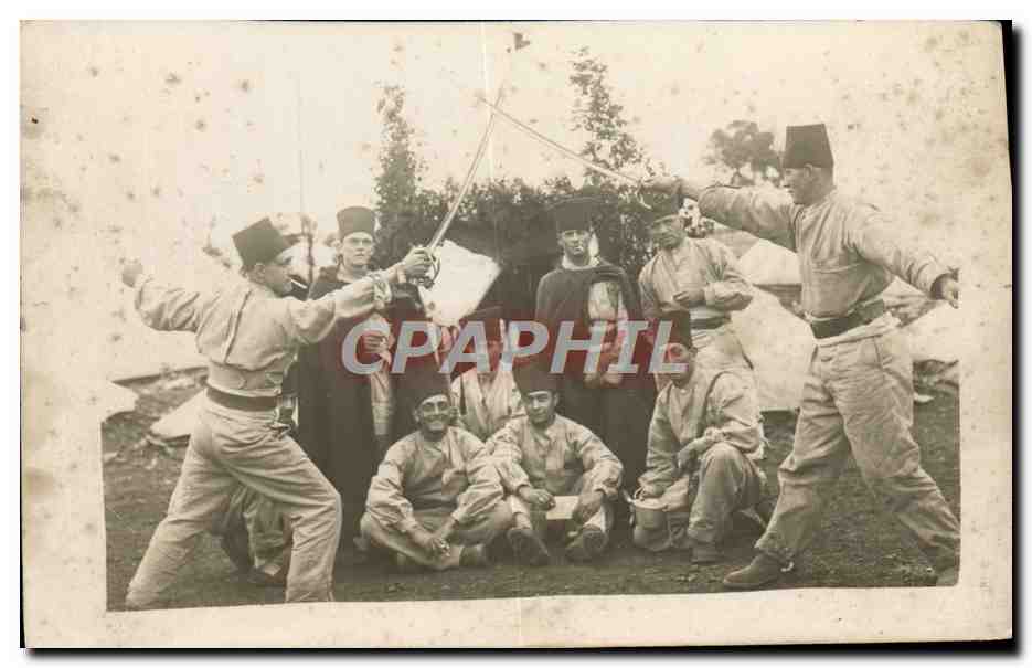Spectacle de sabre — Camp des Géographes — Éditeur non identifié