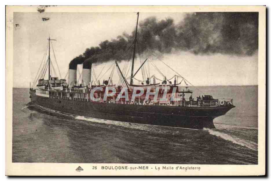 Boulogne-sur-Mer — La Malle d'Angleterre — Éditeur A. Dufour, n°26