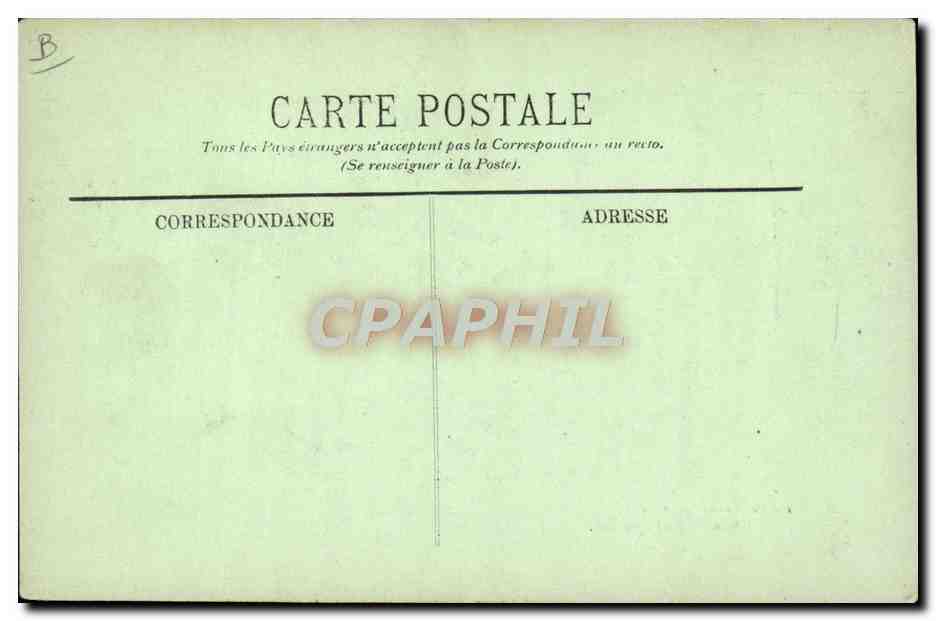 A Bord d'un Transatlantique — La Chambre du Capitaine — I.L. — Verso