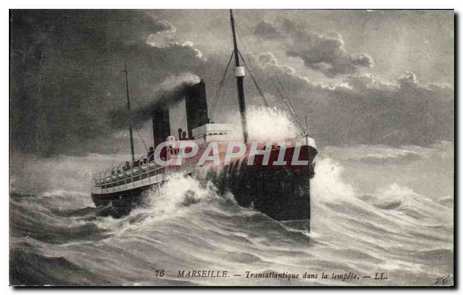 Marseille — Transatlantique dans la tempête — LL. n°76