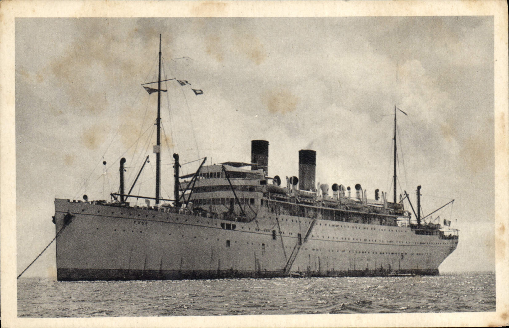 S.S. CUBA — Ligne Transatlantique Française — N°358