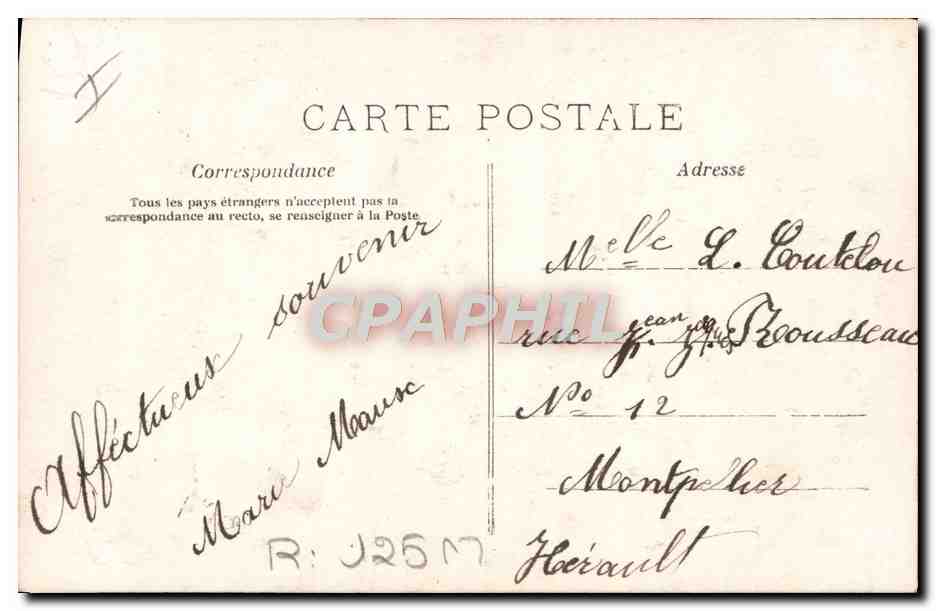 Deux jeunes filles à la mer — J.L.C. — n° 116 — Reverso