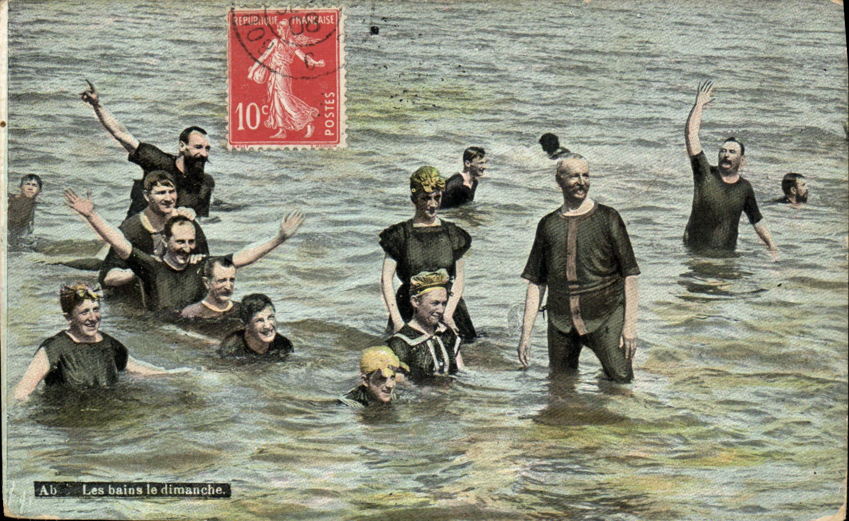 Les bains le dimanche — Ab — Éditeur non visible