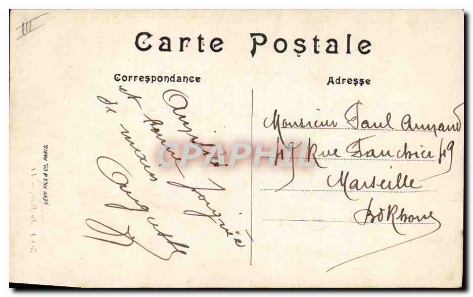 Deux femmes au bord de la mer — LL, n° 5061 — Verso