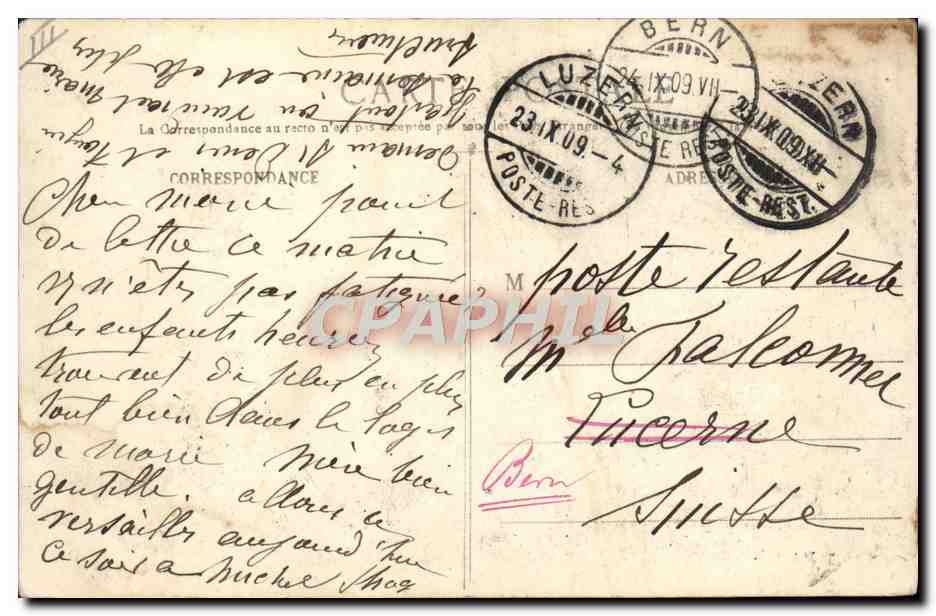 Jardin des Plantes - Galerie des Reptiles — Paris — J.H. — n°624 — Verso