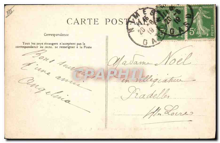 Jardin des Plantes — La Maison des Singes — C.L.C. — Verso