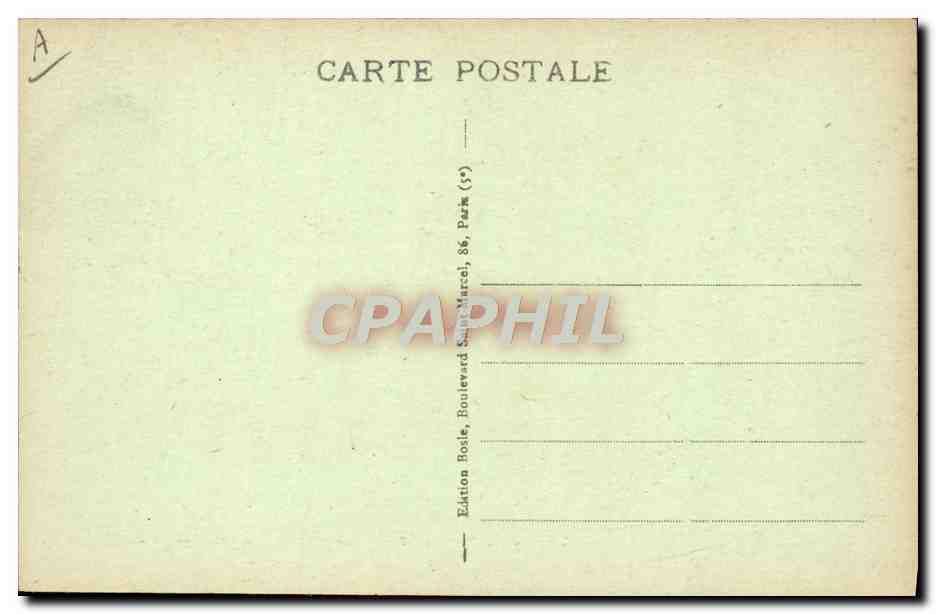 CPA Paris Museum d'Histoire Naturelle Le paon et sa famille  — Rückseite