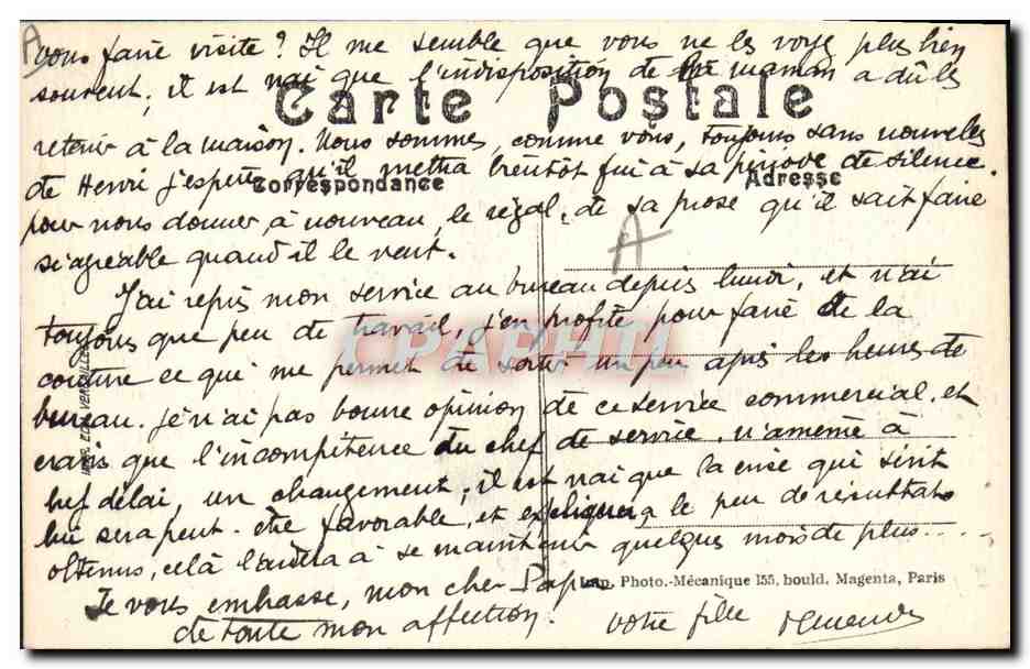 CPA Paris Jardin des plantes Martin guette sa bouchee Ours — Rückseite