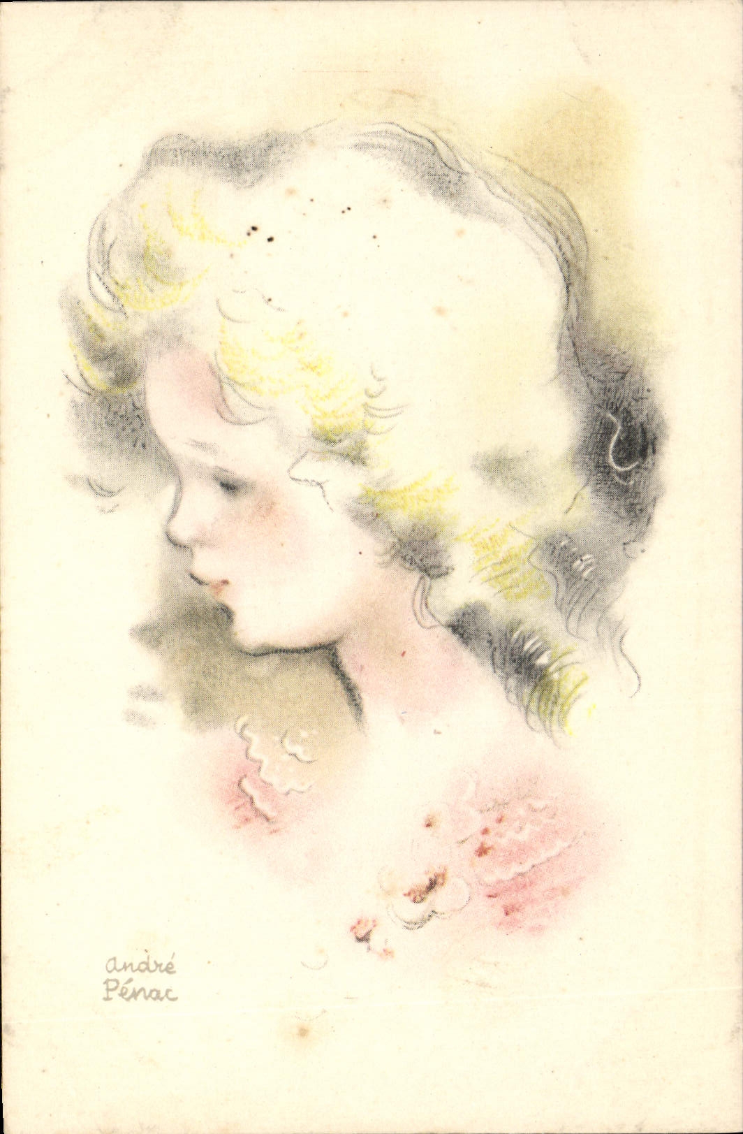 CPA Fantaisie Illustrateur Enfant Andre Penac 