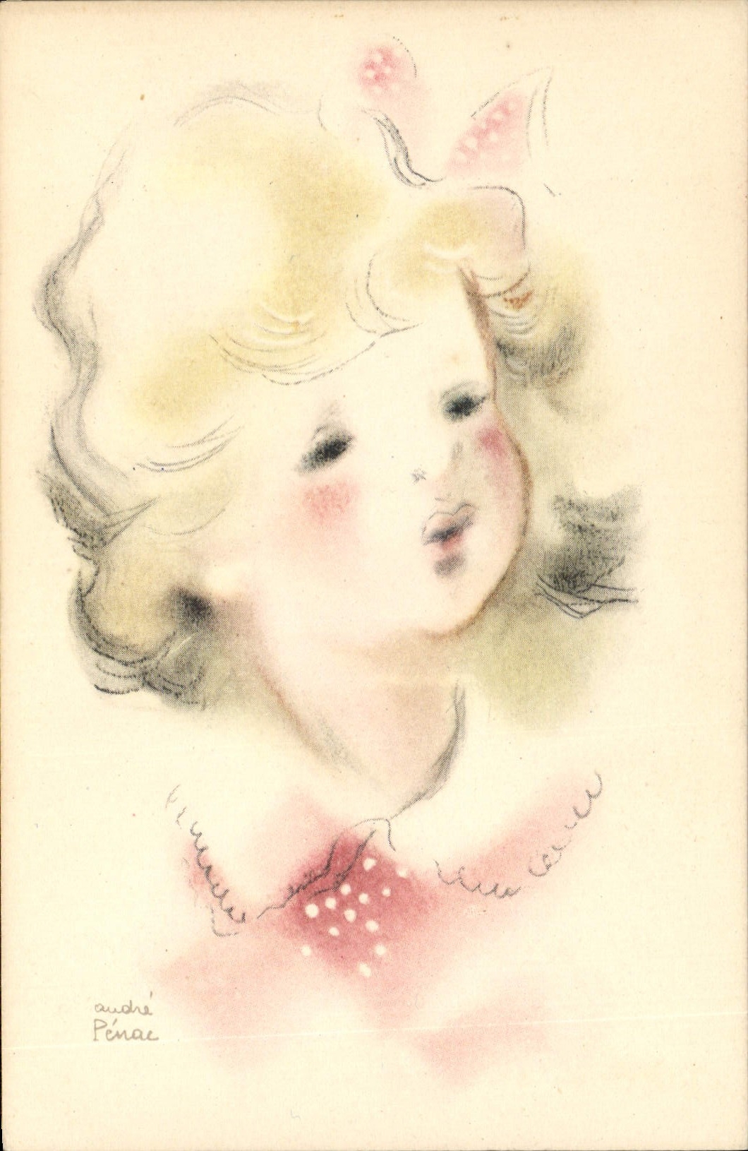 CPA Fantaisie Illustrateur Andre Penac Enfant