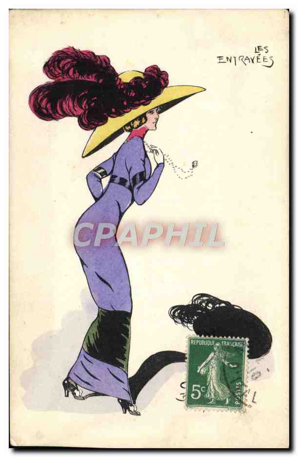 CPA Fantaisie Illustrateur Raillod Les entravees