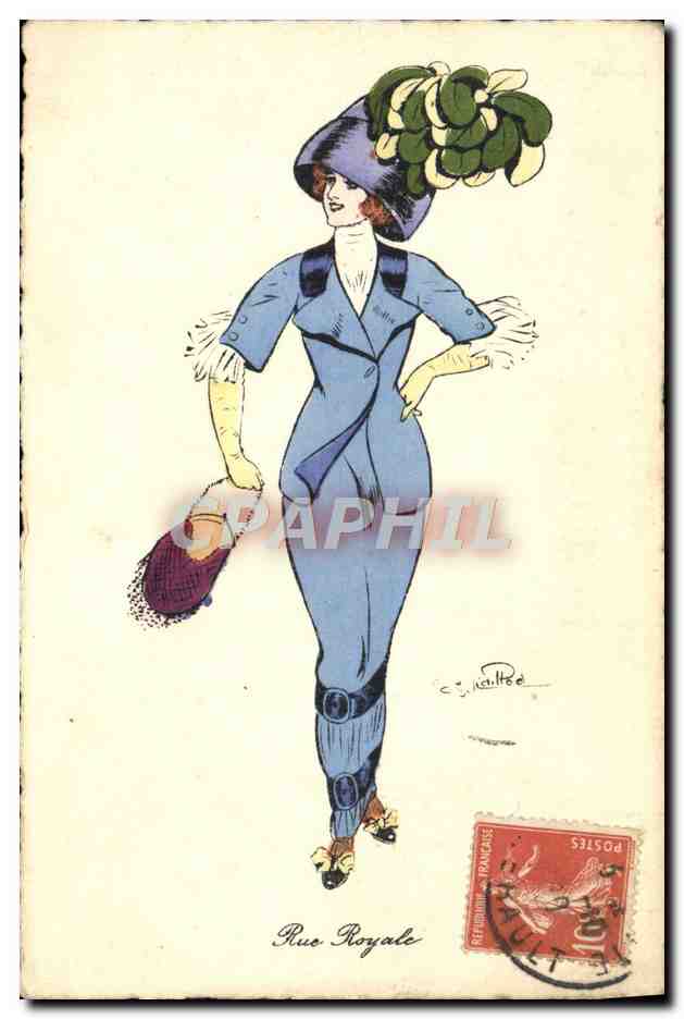 CPA Fantaisie Illustrateur Raillod Rue Royale