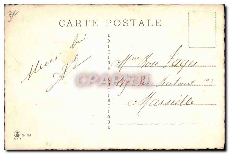 CPA Fantaisie Illustrateur Raillod Rue Royale — Rückseite