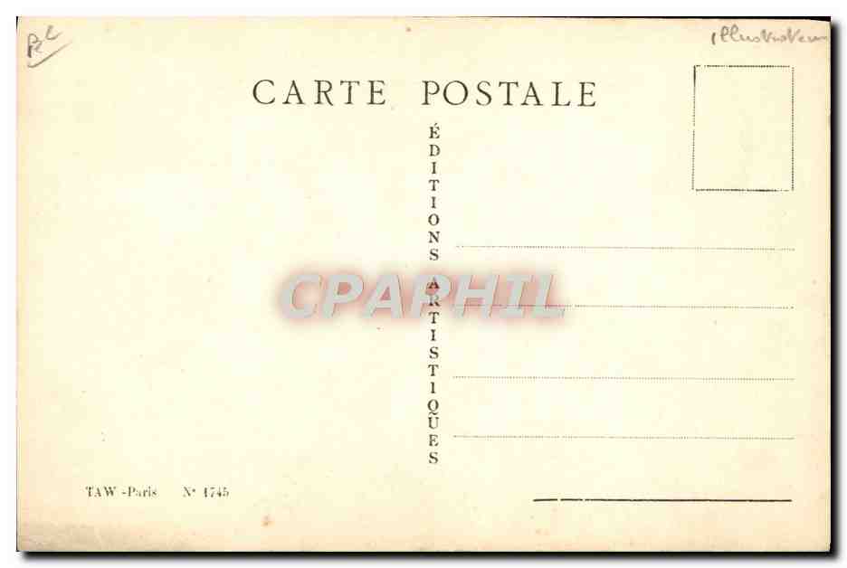 CPA Fantaisie Illustrateur Raillod Femme L'apres midi au bois — Rückseite