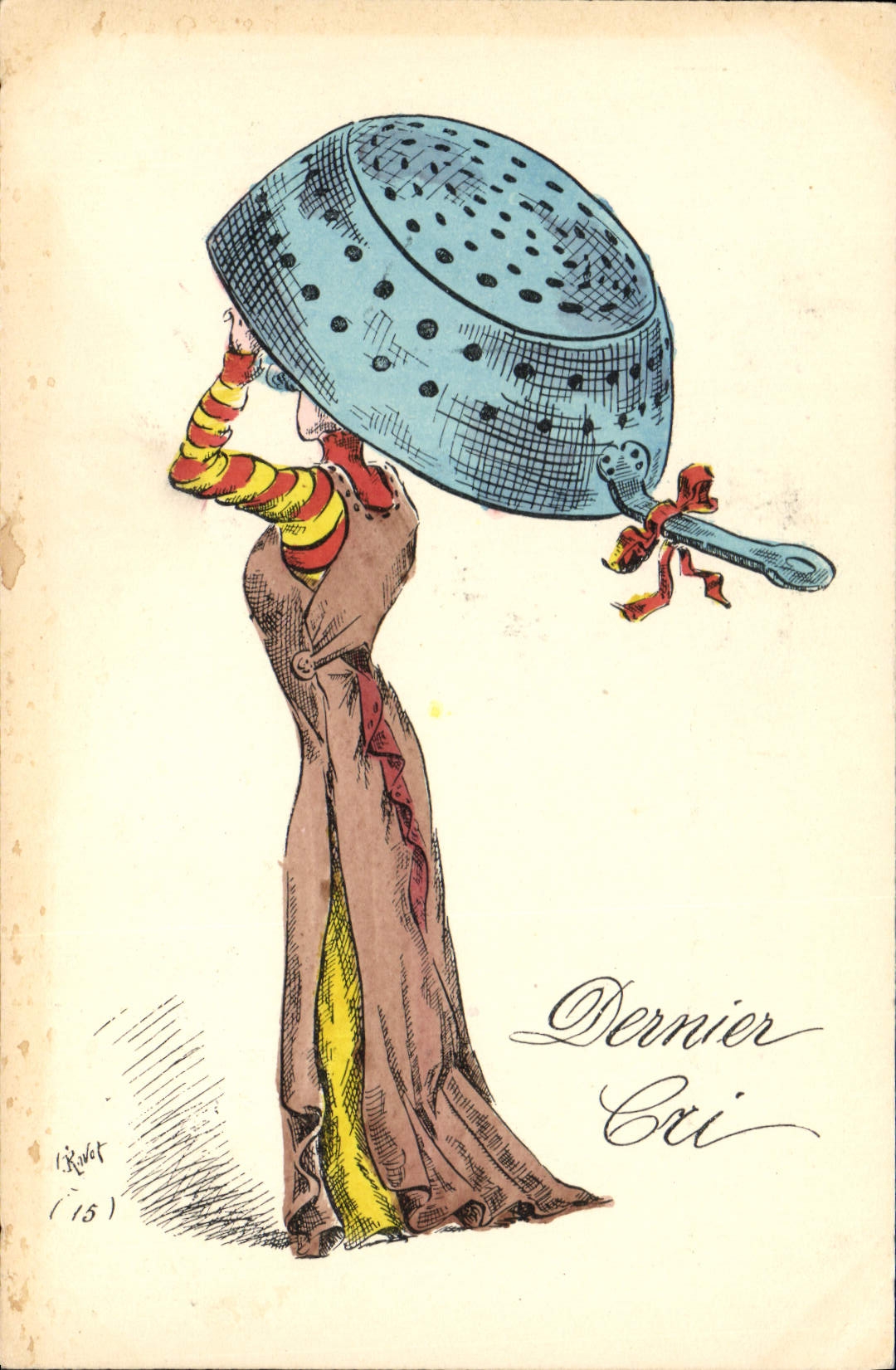 CPA Fantaisie Illustrateur Raillod Femme Dernier Cri