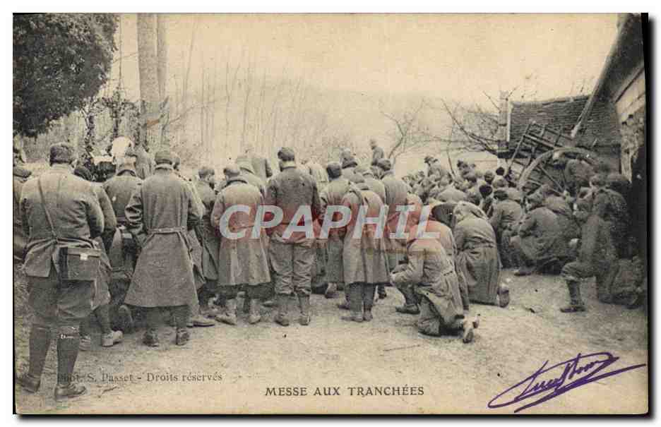 Messe aux tranchées — Phot. S. Passet — n° de série non visible
