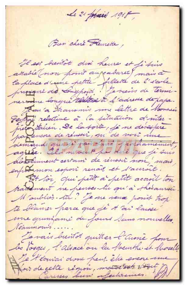 Messe aux tranchées — Phot. S. Passet — n° de série non visible — Achterkant