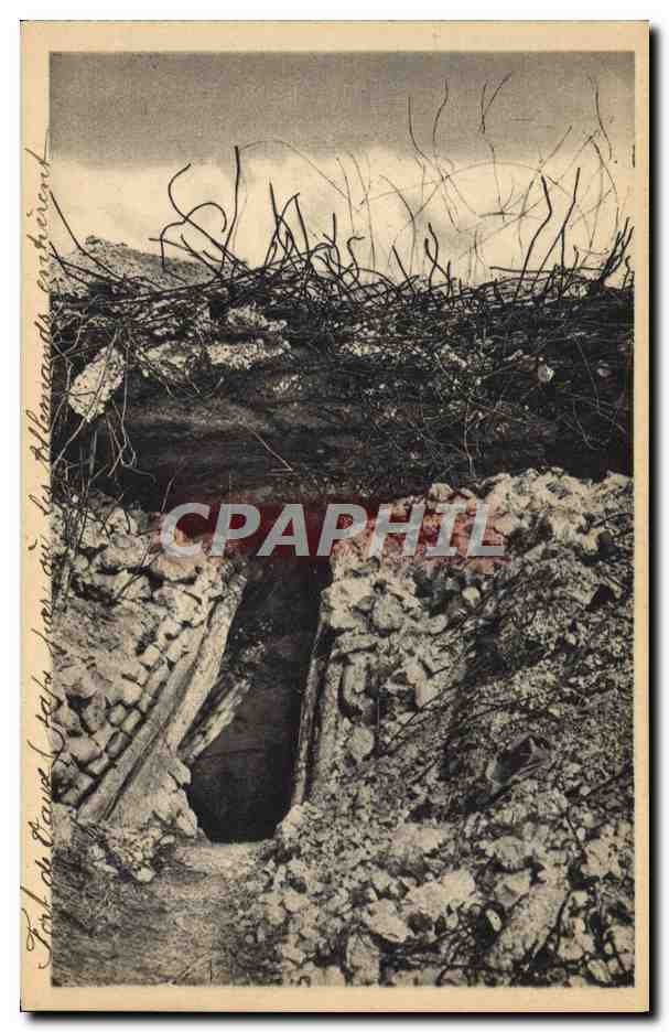 Fort de Vaux — Sape par où les Allemands entrèrent dans le fort — Édition Verdun