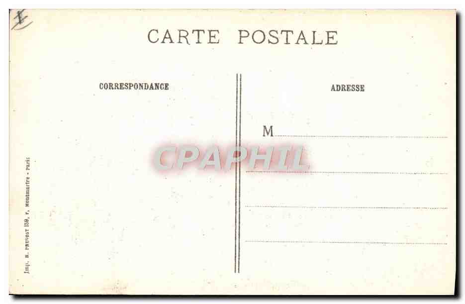 CPA Militaria Beuvraignes Barricade Erigee Par Nos Poilus  — Back