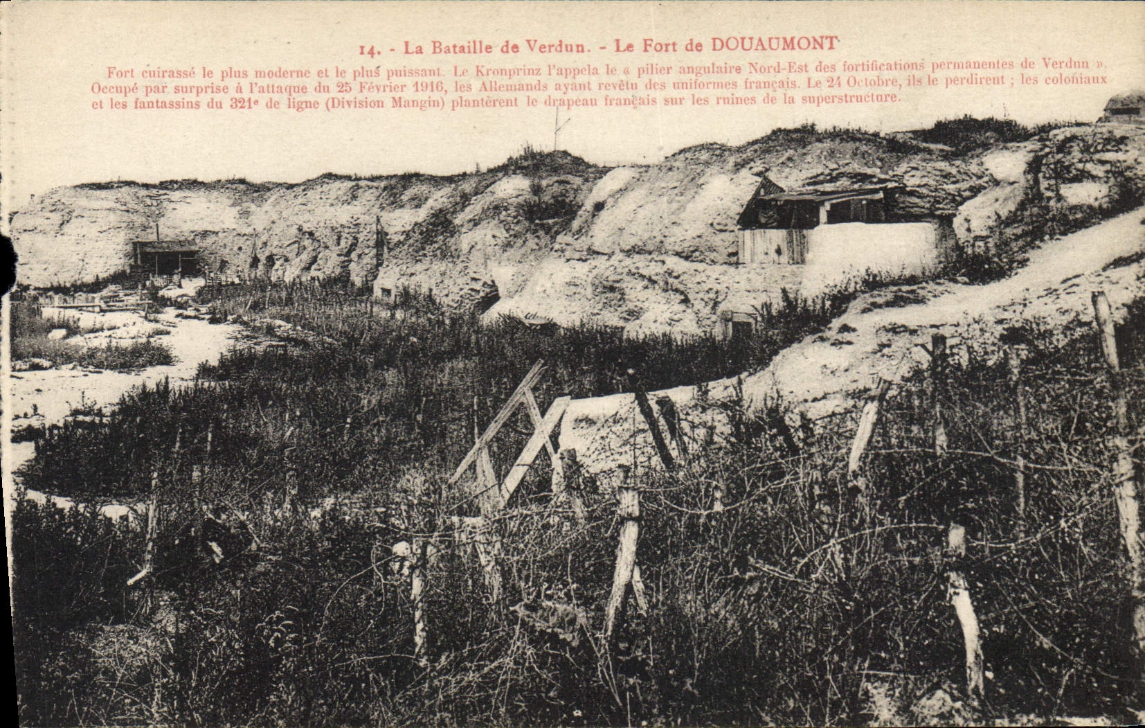 Le Fort de Douaumont — Bataille de Verdun — Éditeur : L'Éditeur de la Poste