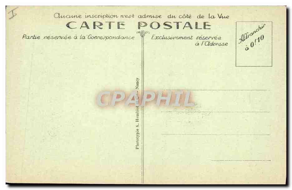Ossuaire et phare de Douaumont — œuvre d'Azema et Hardy — Phototypie A. Humbolt, Nancy — Verso