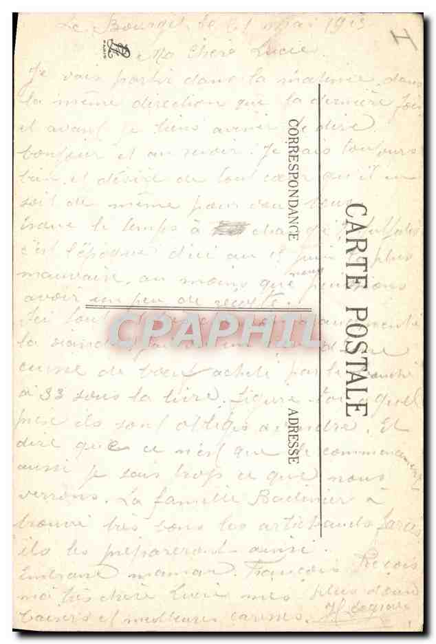 CPA Militaria Maubeuge Un Des Forts Detruits — Rückseite