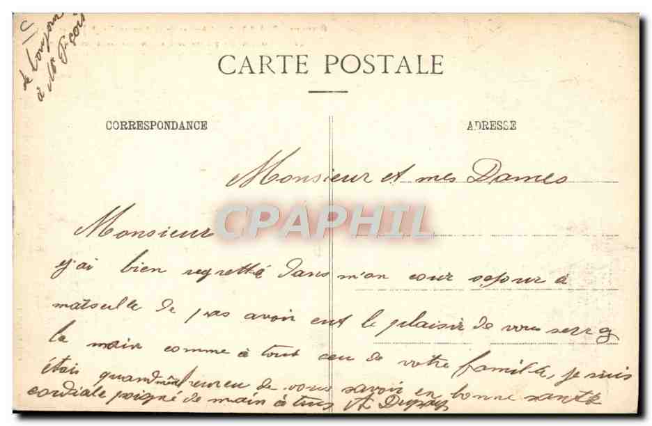Combattimento alla Fontenelle — Convoglio di prigionieri tedeschi, 8 luglio 1915 — C. GUNY, editore, St-Dié — Verso