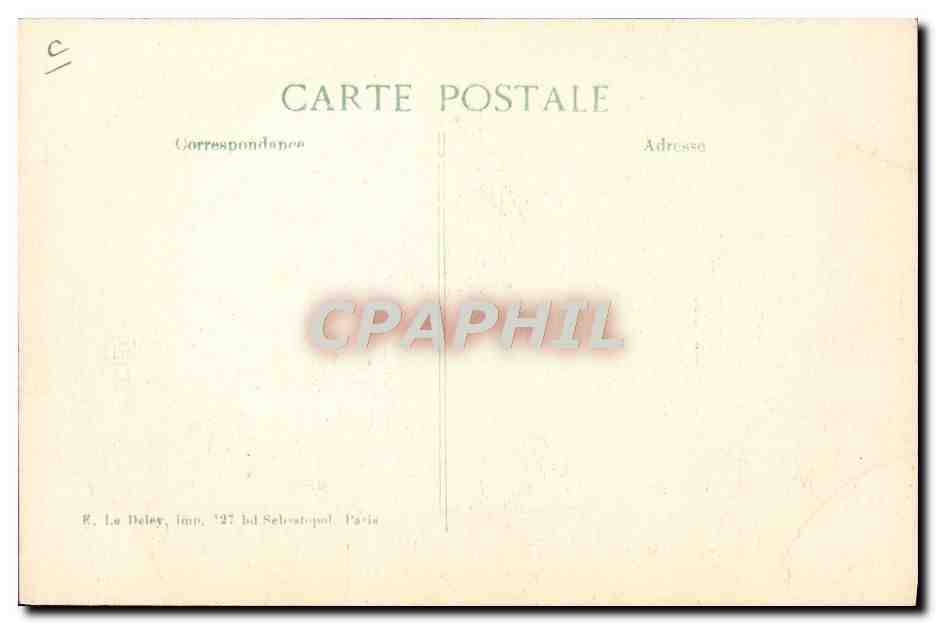 Duitse Gevangenen op weg naar Engeland — 1914 — 9de Serie — Uitgever ELD — Achterkant