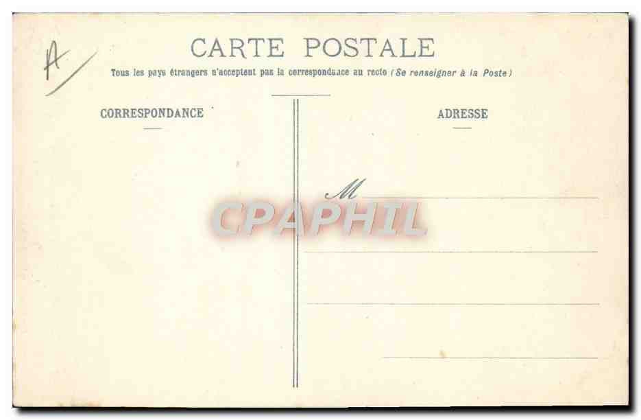 CPA Folklore Ariege Type de Bethmalaise pres Castillon — Verso