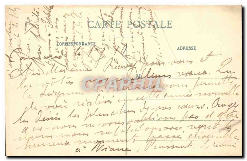 CPA Folklore Ariege Type de Bethmalaise — Verso