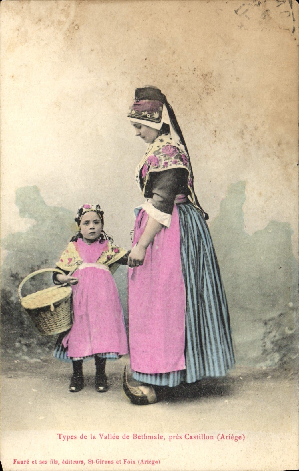 Types de la Vallée de Bethmale, près Castillon (Ariège) — Fauré et ses fils, éditeurs, St-Girons et Foix (Ariège)