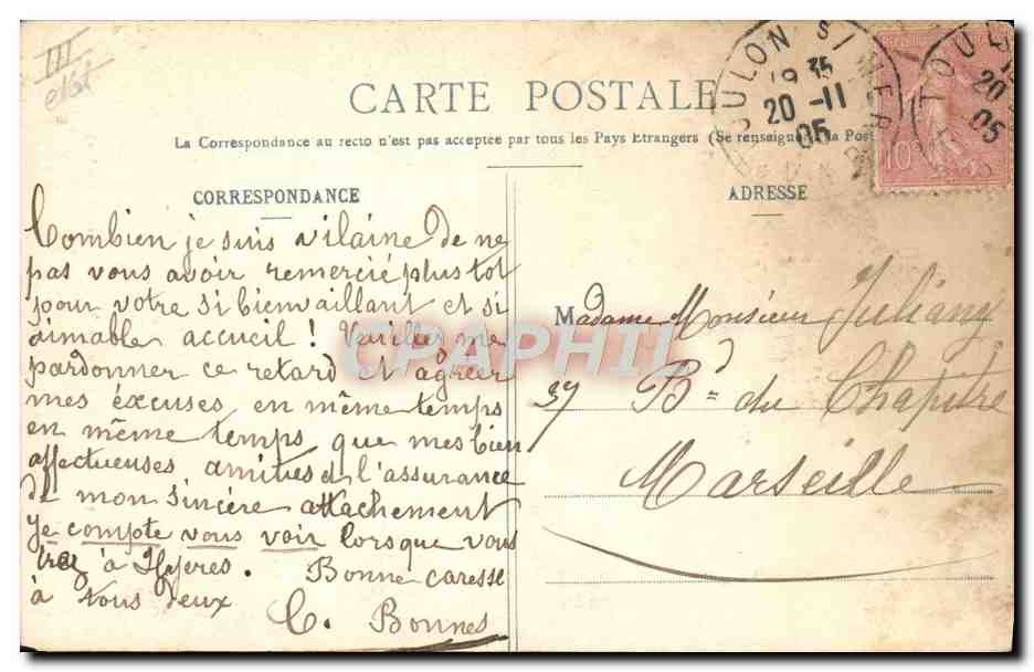 Types de la Vallée de Bethmale, près Castillon (Ariège) — Fauré et ses fils, éditeurs, St-Girons et Foix (Ariège) — Verso