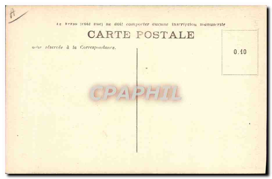 CPA Folklore Type Bethmalaise Ariege  — Verso