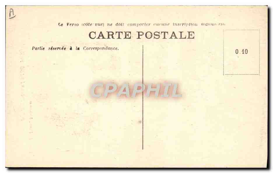 CPA Folklore Type Bethmalaise Ariege  — Verso