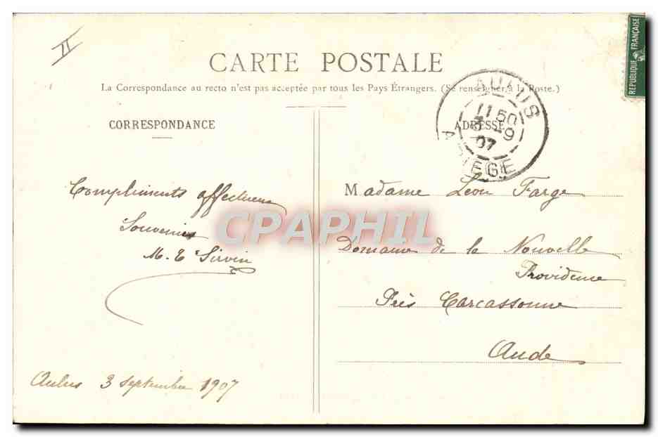 CPA Folklore Bethmalaise allant a l'eau  — Verso