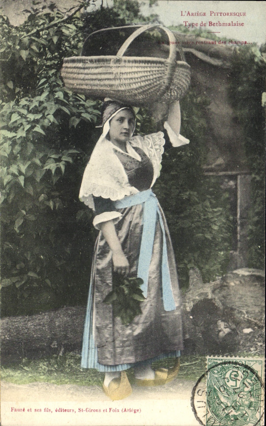 CPA Folklore Ariege Type de Bethmalaise