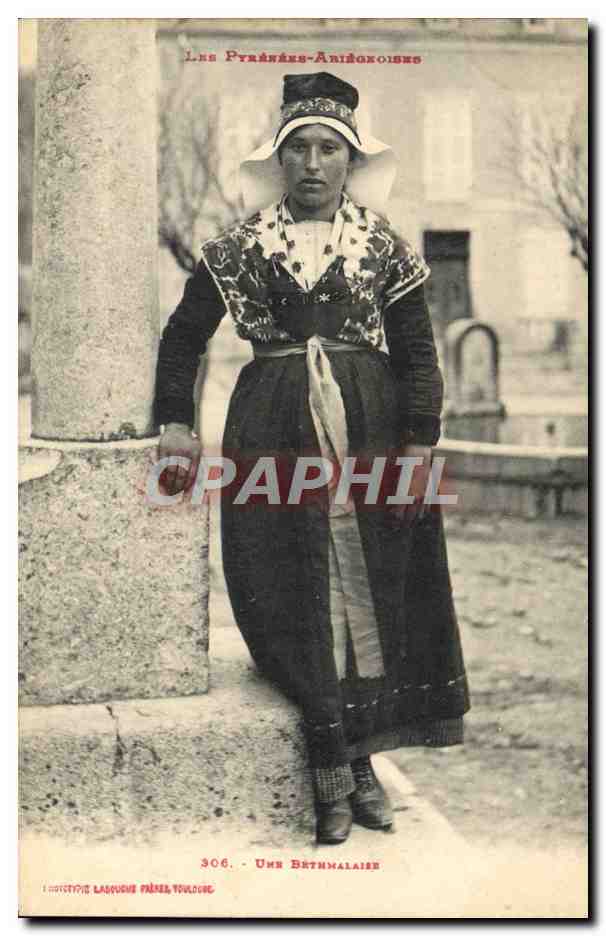 CPA Folklore Ariege Une Bethmalaise