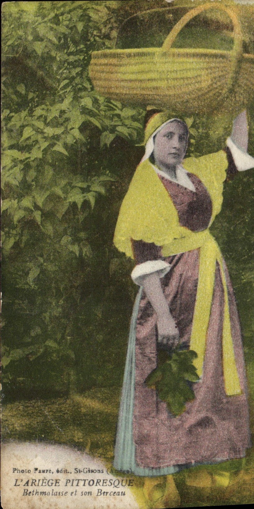 CPA Folklore Ariege Bethmalaise et son berceau