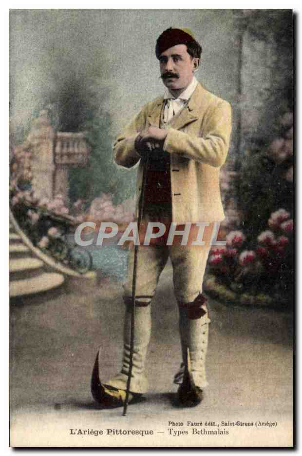 CPA Folklore Ariege Type Bethmalais 
