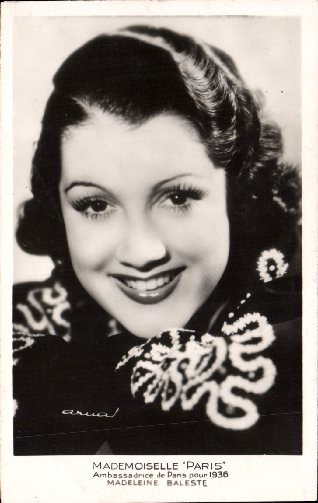 CPM Cinema Mademoiselle Paris Ambassadrice de Paris 1936 Baleste 