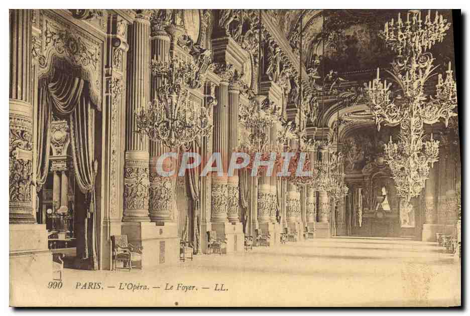 CPA Paris L'Opera Le Foyer