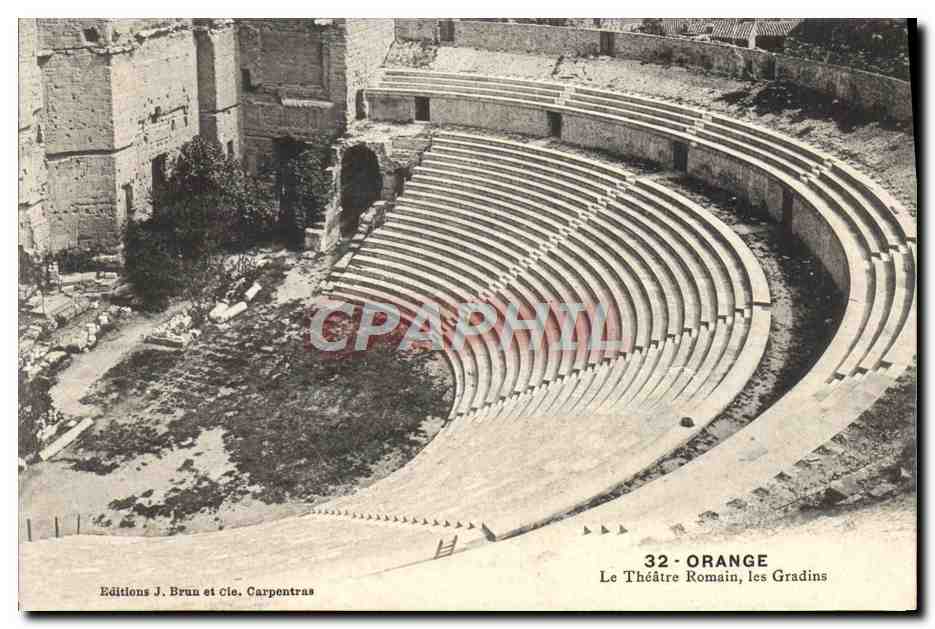 CPA Orange Le Theatre Romain Les Gradins